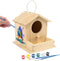 LotFancy DIY Bird House Kit: Wooden Birdhouse Arts and Crafts Painting Kit for Kids Ages 5+, Includes Paints