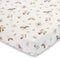 Crane Baby Crib Sheet - 100% Cotton, Breathable Fitted Sheet for Standard