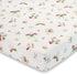 Crane Baby Crib Sheet - 100% Cotton, Breathable Fitted Sheet for Standard