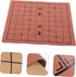 Chinese Chess Portable Chess Game Accessory - Convenient Foldable Leather Chess Board for Board Game Supplies