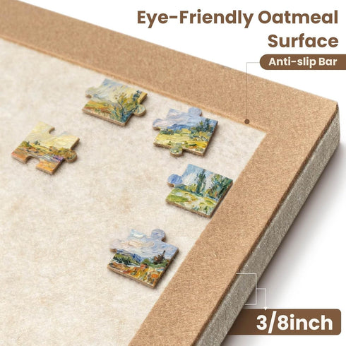 1000 31.5" 24" Jigsaw Puzzle Board for Pieces, Foldable Puzzle Board, x Felt Display Board