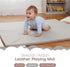 50x50 Sleepah Vegan Leather Baby Play Mat, Thicken Foam Cushioned & Waterproof Playpen Mat for Infants and Toddlers