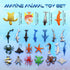 24 Pieces Sea Animals Toys Set - Ocean Sea Animals Figures, Plastic Sea Creatures Bath Educational Toys