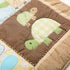CribMATE 1 PC Nursery Crib Quilted Comforter Baby Girl Baby Boy Crib Bed Quilt/Comforter Baby Gift Idea (Green