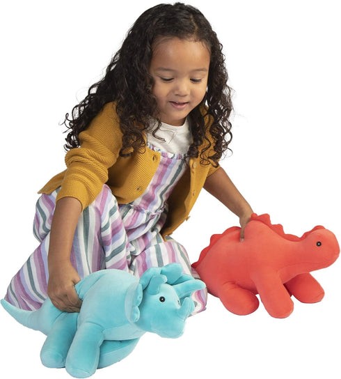 Gummy 9.5" Manhattan Toy Velveteen Stegosaurus Dinosaur Stuffed Animal
