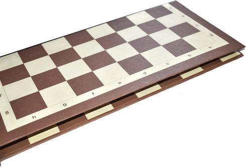 Double-Sided Cardboard Folding Chessboard Checkerboard for Playing Chess & Checkers Game