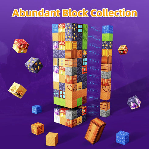 Minoskia 150 3-5 4-6 5-7 6-8 Magnetic Blocks, PCS Magnetic Building Blocks Sensory Toys for Year Old Boys Girls Easter