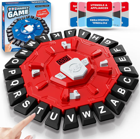 Word Game Family Board Games for Kids & Adults with 2 Modes,220