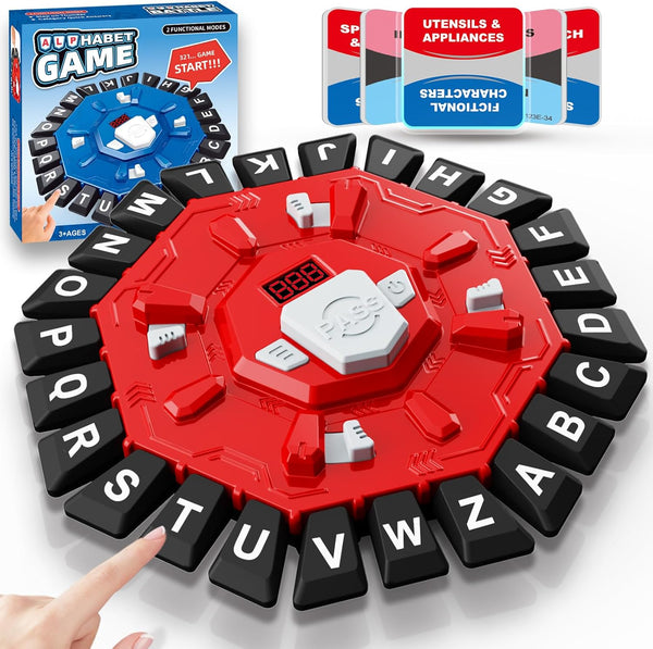 Word Game Family Board Games for Kids & Adults with 2 Modes,220