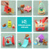 Pet Pretend Play Toys Set, 48 Pcs Realistic Pet Figures Playset for Cat and Dog Care Role Play, Birthday Gift