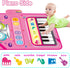 Toys for 1 Year Old Girl - 2 in 1 Piano Mat Montessori Educational Toy for 1 to 3 Year Old Girls