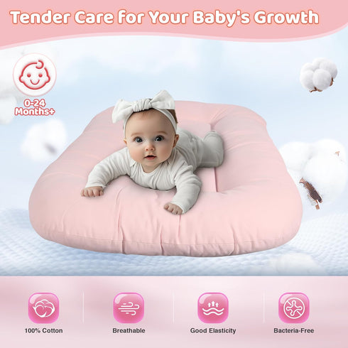 Cpzzkq 0-24 Tummy Infant Support Cushion - Baby Support Cushion for Newborn, Months, Portable Time Mat for Home