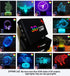 HPBN8 Ltd 3D 7/16 Creative Gymnastics Night Light USB Power Remote Control LED Decor Table Desk Optical Illusion Lamps