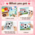 30Pcs OCHIDO Valentine's Greeting Cards With Sports Squeeze Balls Kits,Kids Valentine Cards Exchange,School Valentines