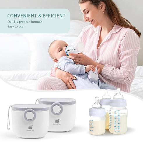 Termichy Baby Formula Dispenser, Portable Container with Scoop and Carry Handle for Travel, 500ml