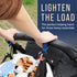 Pack 2, Maplefield Stroller Accessory Hooks - of Blue - Secure Hook & Loop Straps & Clip Holders - Carabiner Clip