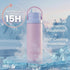 15 Pack, 9oz (270ml) Portable Breast Milk Cooler Keeps Milk Cold Up to Hours, Triple-Wall Vacuum Insulated Stainless