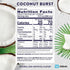 1 Pack 4 Pedialyte Electrolyte Drink, Hydration Drinks for Kids & Adults, Coconut Burst, Liter