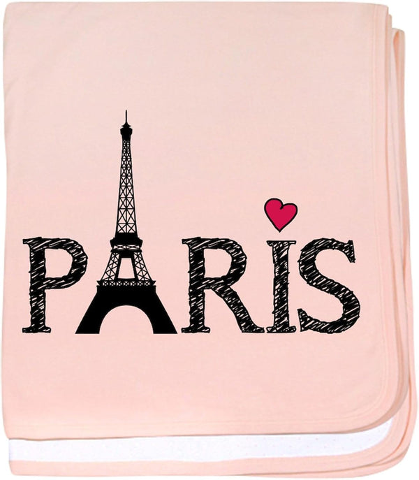CafePress Paris Baby Blanket, Super Soft Newborn Swaddle