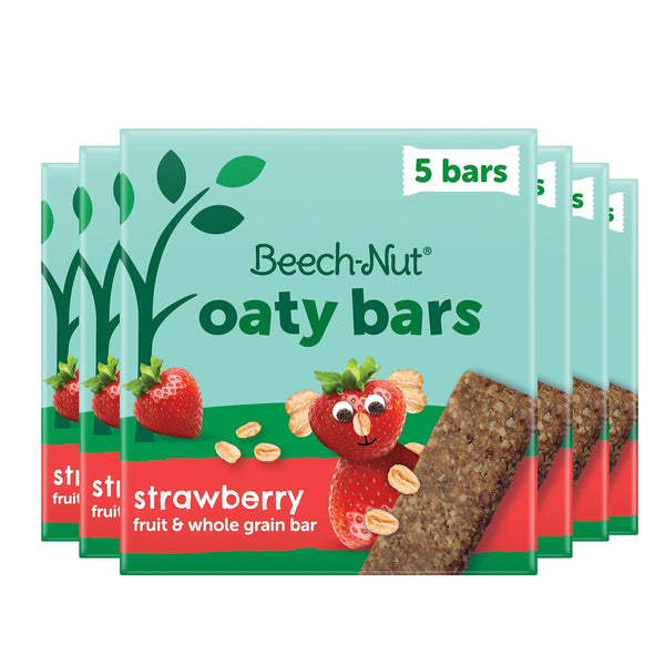 Beech-Nut Toddler Snacks Oaty Bars Granola Bars for Babies & Toddlers, Fruit