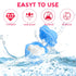 Ptwola 40 Pack Teeth Saver Necklace Milk Tooth Storage Box Tooth Fairy Box Lost Teeth Holder Container Colorful Lovely