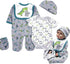 Reborn Baby Doll Clothes - 5 Piece Outfit Set for 20-22 Inch Newborn Boy Dolls