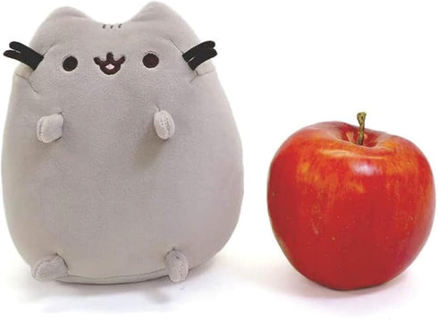 GUND Pusheen The Cat Sitting Pose Squisheen Plush, Squishy Stuffed Animal, Gray, 6”