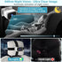 pemacom 2-Kids: 7 Inch 1080P Baby Car Camera for IPS Display with Dual Carseat Cameras, Split Screen, Night Vision, HD