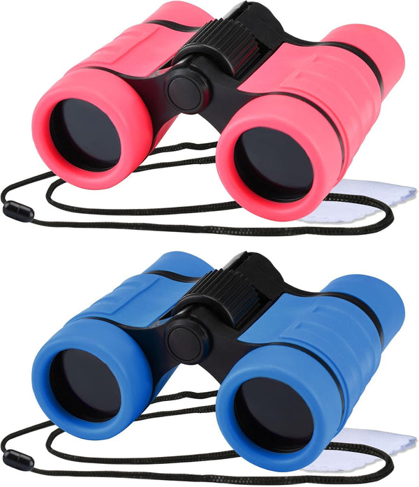 Binoculars for Kids, Shockproof Toy Binoculars for Bird Watching, Educational Gifts for 3-12 Years Old