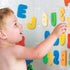 Bath Toys Organizer + 36 Soft Foam ABC 123 Letters & Numbers - Bathroom Alphabet Baby Toys with Quick Dry Storage Net