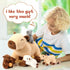 5-in-1 15.75'' Mommy 4 Set, Capybara Stuffed Animals with Babies Inside, Capybara with Cute Babies Plush Pillow