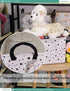 FANKANG Storage Basket, Nursery Hamper Canvas Laundry Basket, Foldable with Waterproof PE Coating for Clothes, Toys