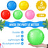 Jerify Knobby Balls 7 Inch Spiky Bounce Ball Toy, Large Bouncy Balls Bulk, Soft Massage Stress Plastic Balls for Party
