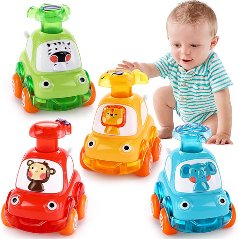 Cars Toys for 1 Year Old Boys - Press and Go Toy Cars for Toddlers 1-3, First Birthday Gifts