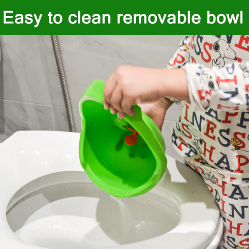Cute Frog Potty Training Urinal for Boys - Green