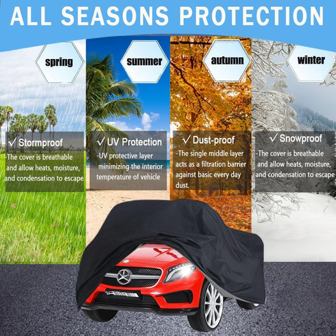 YOTOM Kids Ride-On Toy Car Cover, Waterproof Kids Car Cover for Large Ride On Truck Toys Cars