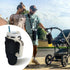 Stroller Cup Holder Compatible with Stanley, Adjustable Strap and Pouch, Accessories for 30/40oz Stanley Cup