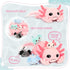 5 4 31.5" Set MaoGoLan Pcs Large Axolotl Stuffed Animal with Babies Inside, Glow in The Dark Axolotl Plush Toy