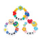 Infantino Friendship Baby Teethers, Soft Silicone Teething Toys, Sensory Textures, Easy to