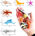 46 Pack Mini Ocean Sea Animals Toys, Assorted Vinyl Plastic Ocean Animal Figures Sea Creatures Toys for Kids Party Favors Educational Toy