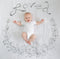 Amazing Baby Muslin Swaddle Blanket, Receiving Blanket for Baby Boys & Girls, 46" x 46", Loved Wreath, 1pk