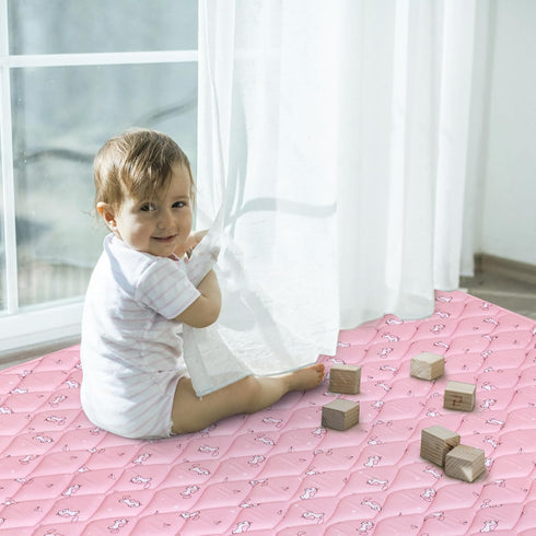 50" 50", Foam Baby Play Mat X Play Mat for Babies and Toddlers, Baby Floor Playmat Non Slip, Thick One-Piece Crawling