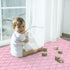 50" 50", Foam Baby Play Mat X Play Mat for Babies and Toddlers, Baby Floor Playmat Non Slip, Thick One-Piece Crawling