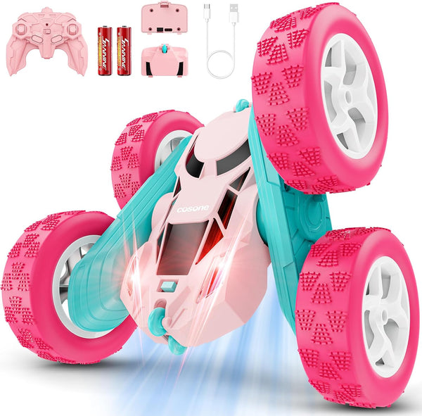 cosone RC Cars, Pink Remote Control Car for Girls, 2.4 GHZ Double