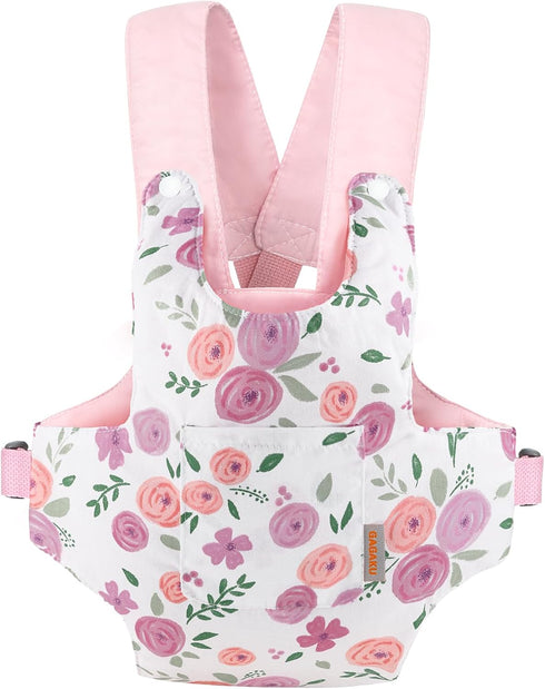 Backpack GAGAKU Kids' Doll Carrier - Adjustable Rose Baby Doll for Toddlers
