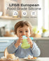 Jelly Ruru 2 Pack 5OZ Silicone Reusable Baby Food Pouches with Straws, Leakproof Refillable Squeeze Pouches