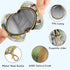 YETTASBIN Rooster Portable Pacifier Holder Case with Metal Hook Buckle & Zipper for Diaper Bag and Stroller, Versatile
