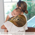 GOODOLD Set 1 Pack Antler Deer Muslin Baby Burp Cloths - Super Absorbent and Soft Burping Rags - Cotton Burp Clothes
