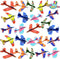 WODMAZ Foam Airplanes Toys for Kids, 7 Different Designs Foam Planes for Boys