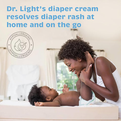 DiaperDerm Baby Diaper Rash Cream, Pediatrician Formulated with 5 Ingredients for Gentle, Happy, and Rash-Free Skin